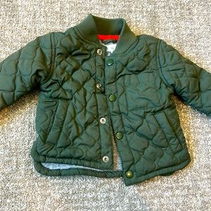 Gymboree Size 6-12 mo. Olive green jacket.